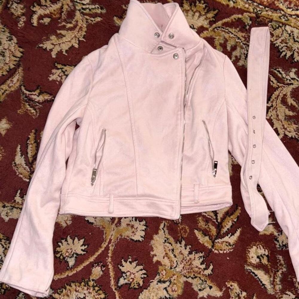 Forever 21 pink faux leather